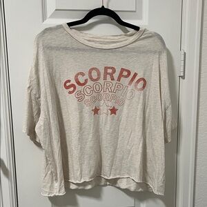 Aerie Real Soft Tee in Cream